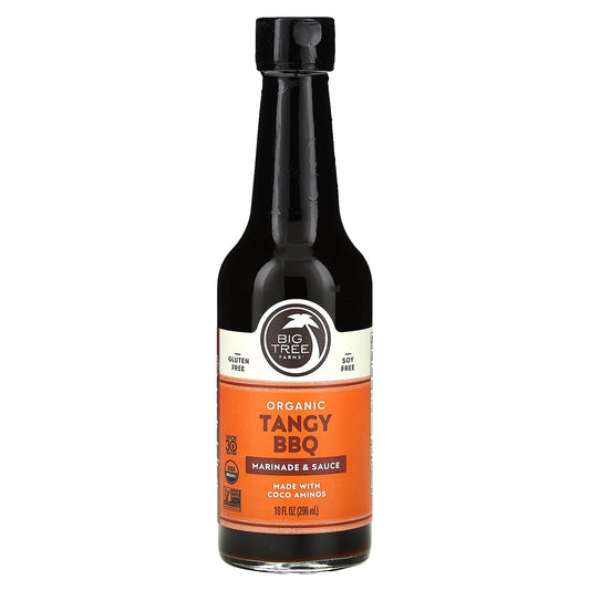 Big Tree Farms, Organic Tangy BBQ, Marinade & Sauce, 10 fl oz (296 ml)