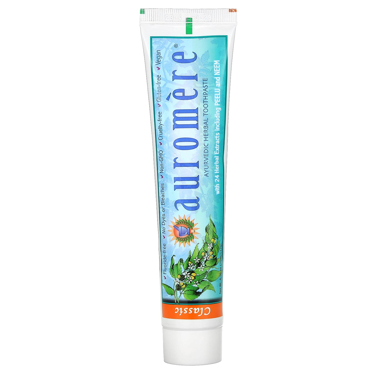 Auromere, Ayurvedic Herbal Toothpaste, Classic, 4.16 oz (117 g)