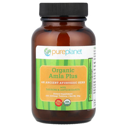 Pure Planet, Organic Amla Plus, 100 Tablets