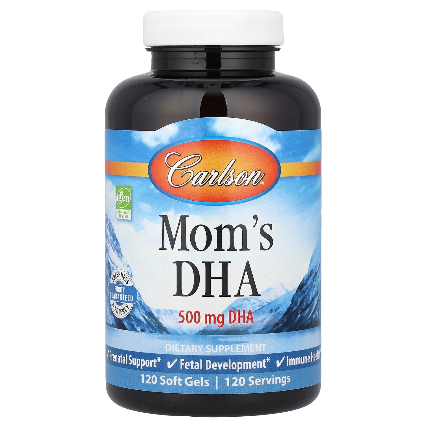 Carlson, Mother's DHA, 500 mg, 120 Soft Gels