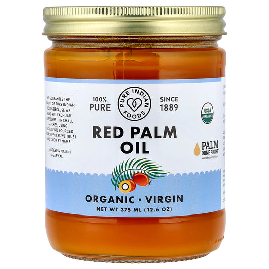 Pure Indian Foods, Red Palm Oil, 12.6 oz (375 ml)