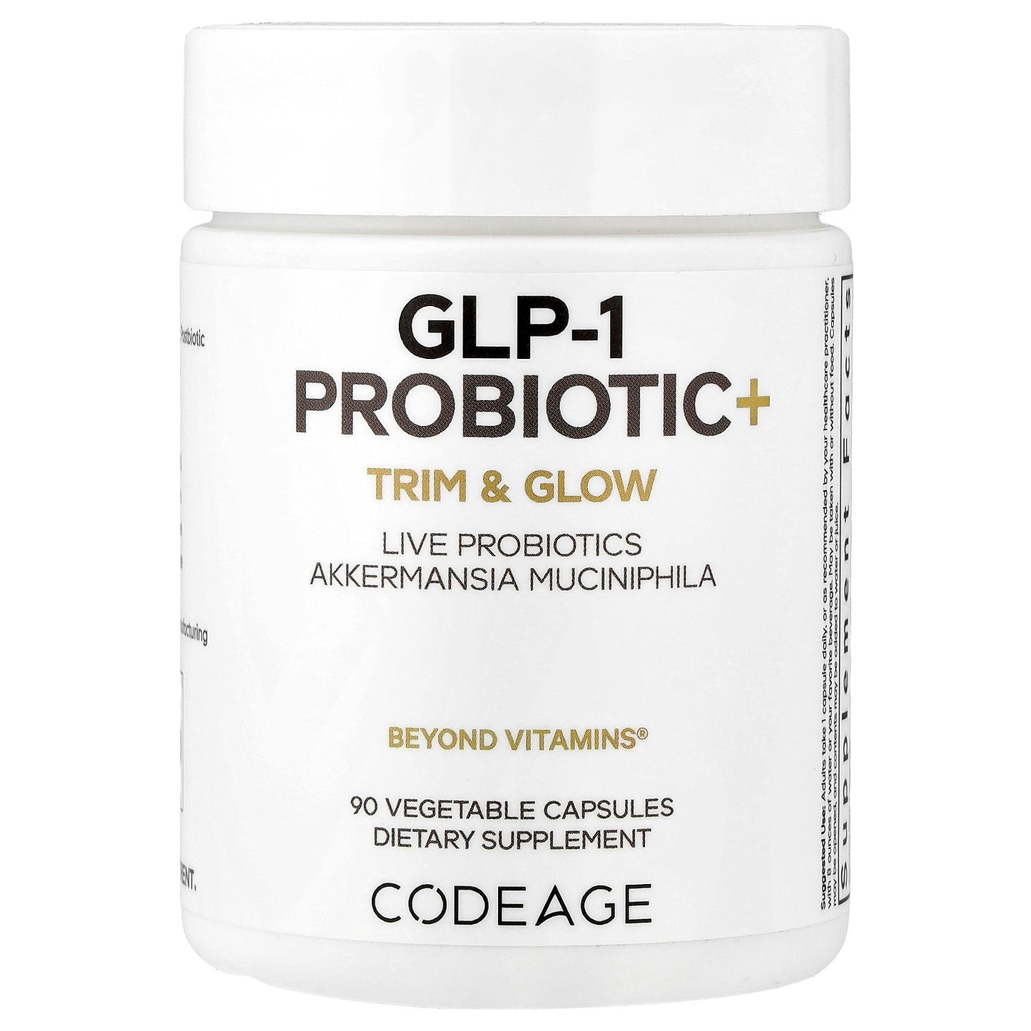 Codeage, GLP-1 Probiotic+, 90 Vegetable Capsules