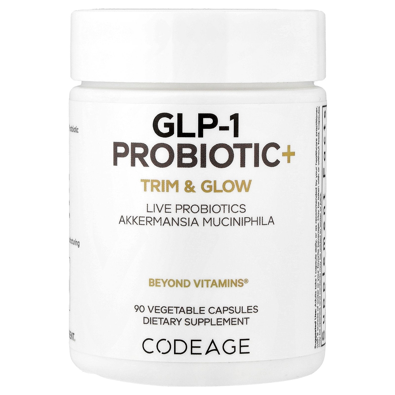 Codeage, GLP-1 Probiotic+, 90 Vegetable Capsules