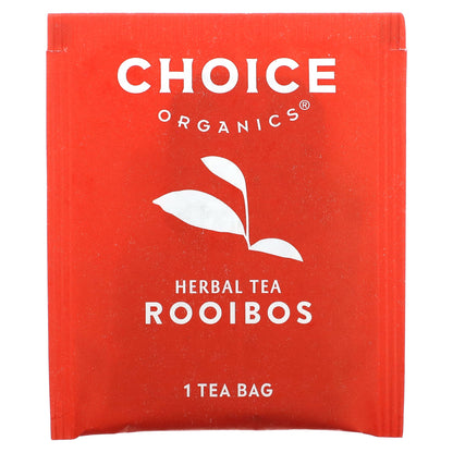 Choice Organics, Herbal Tea, Rooibos, Caffeine-Free, 16 Tea Bags, 1.12 oz (32 g)