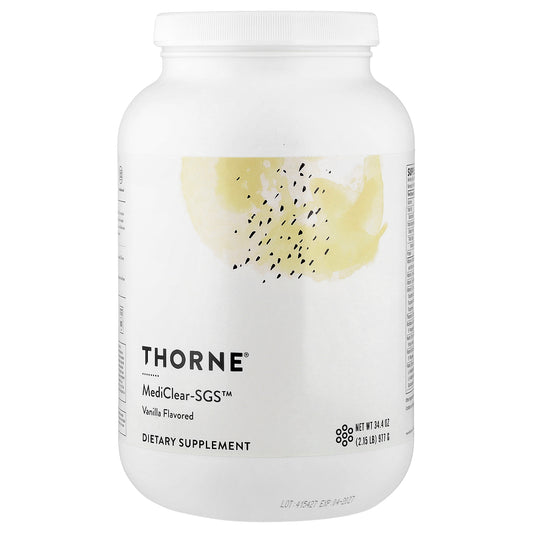 Thorne, MediClear-SGS™, Vanilla, 34.4 oz (978 g)