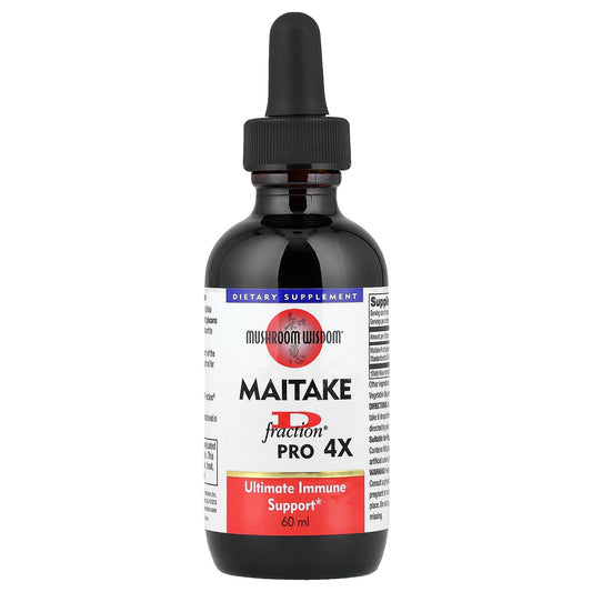 Mushroom Wisdom, Maitake D Fraction®, Pro 4X, 60 ml