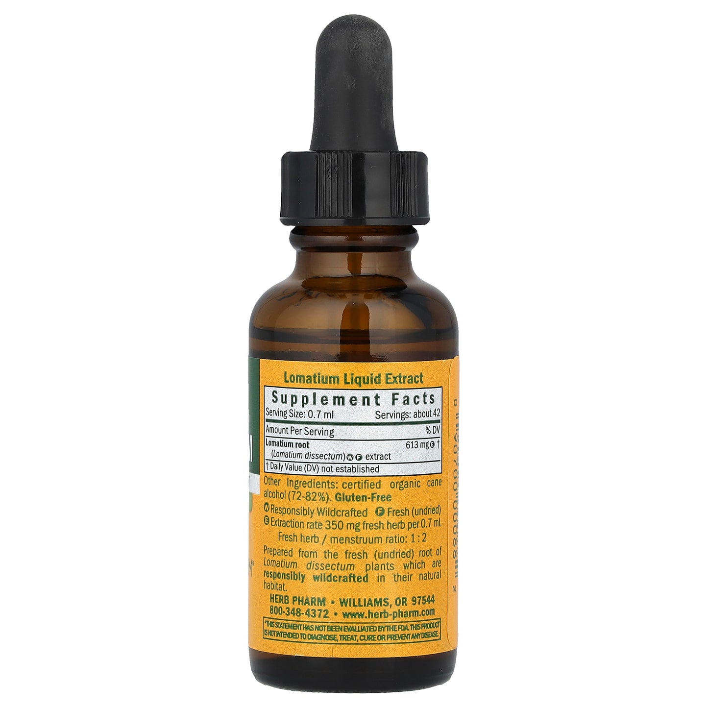 Herb Pharm, Lomatium, 613 mg, 1 fl oz (30 ml)