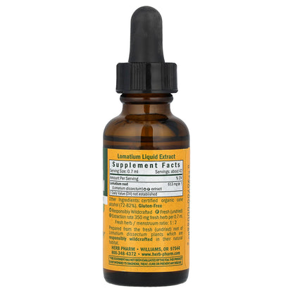 Herb Pharm, Lomatium, 613 mg, 1 fl oz (30 ml)