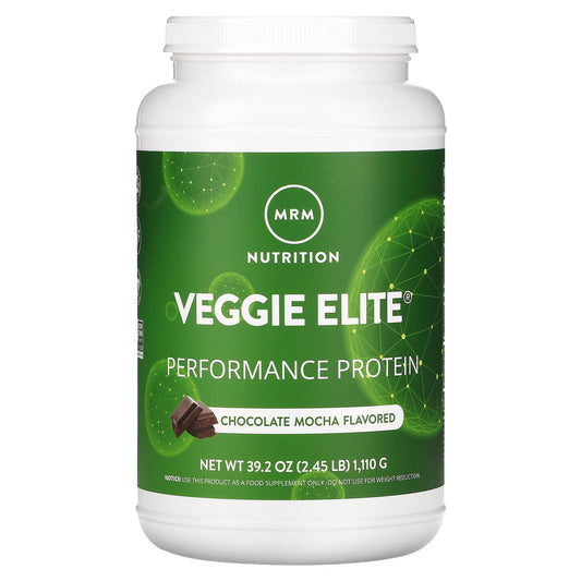 MRM Nutrition, Veggie Elite, Performance Protein, Chocolate Mocha, 2.45 lb (1,110 g)