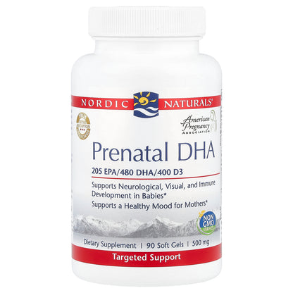 Nordic Naturals, Prenatal DHA, 90 Softgels