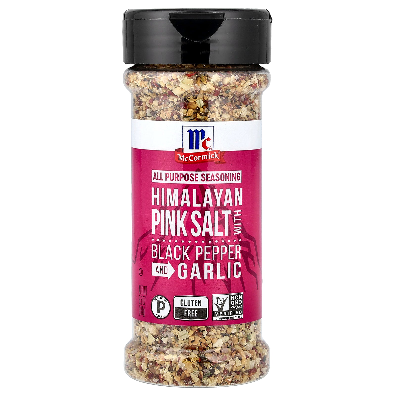McCormick, All Purpose Seasoning, Himalayan Pink Salt with Black Pepper and Garlic, 6.5 oz (184 g)