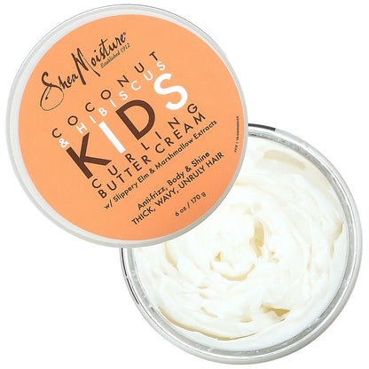 SheaMoisture, Kids Curling Butter Cream, Coconut & Hibiscus, 6 oz (170 g)