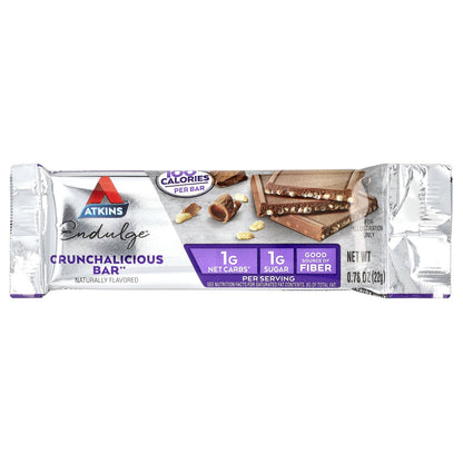 Atkins, Endulge™, Crunchalicious Bar, 5 Bars, 0.78 oz (22 g) Each