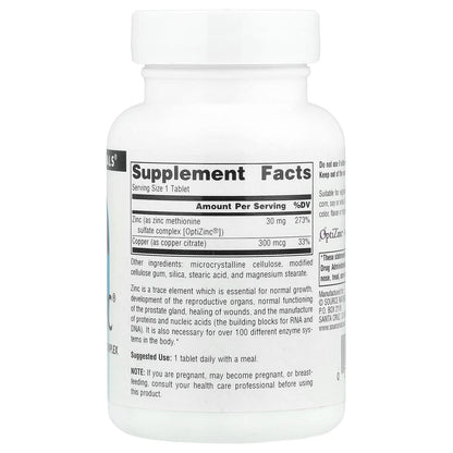 Source Naturals, OptiZinc®, 240 Tablets