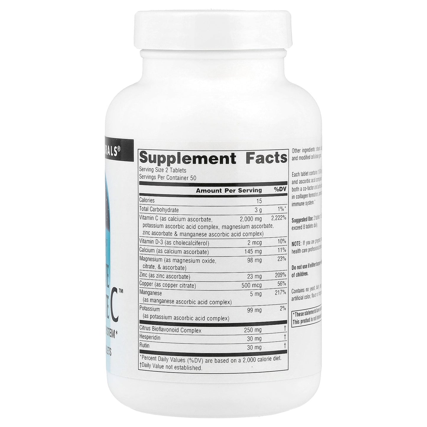 Source Naturals, Ultimate Ascorbate C™, 100 Tablets