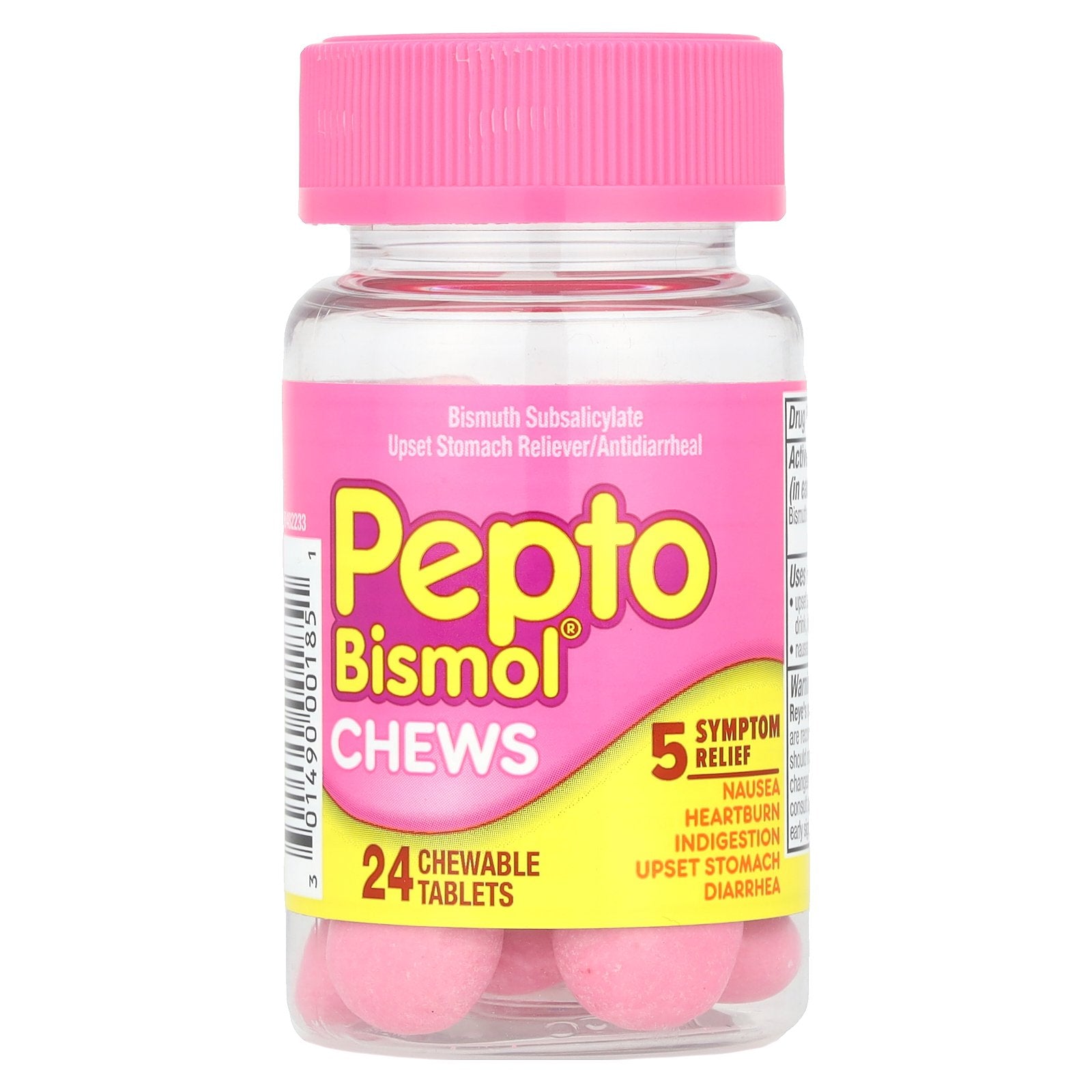 Pepto Bismol, Pepto Bismol® Chews, 24 Chewable Tablets