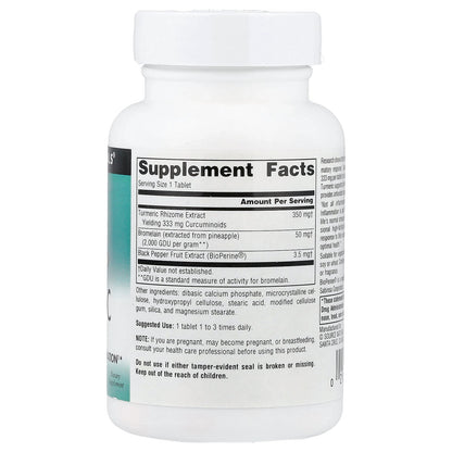 Source Naturals, Turmeric Extract, 100 Tablets