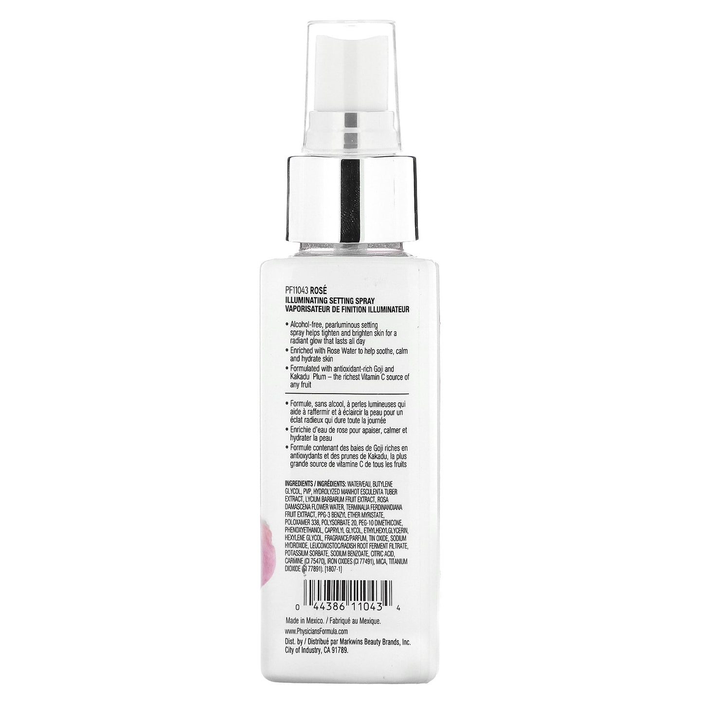 Physicians Formula, Rosé All Stay, Illuminating Setting Spray, Alcohol-Free, 3.4 fl oz (100 ml)