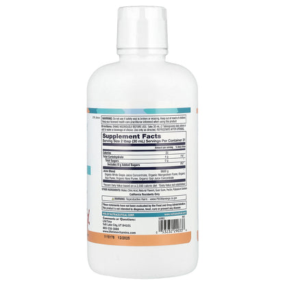 LifeTime Vitamins, 4-In-1 Superfruit Juice Blend, Acai, Mangosteen, Noni & Goji, 32 fl oz (946 ml)