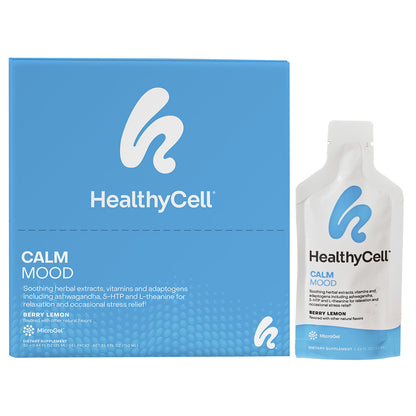 HealthyCell, Calm Mood, Berry Lemon, 30 Gel Packs, 0.84 fl oz (25 ml) Each