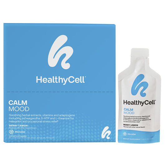 HealthyCell, Calm Mood, Berry Lemon, 30 Gel Packs, 0.84 fl oz (25 ml) Each