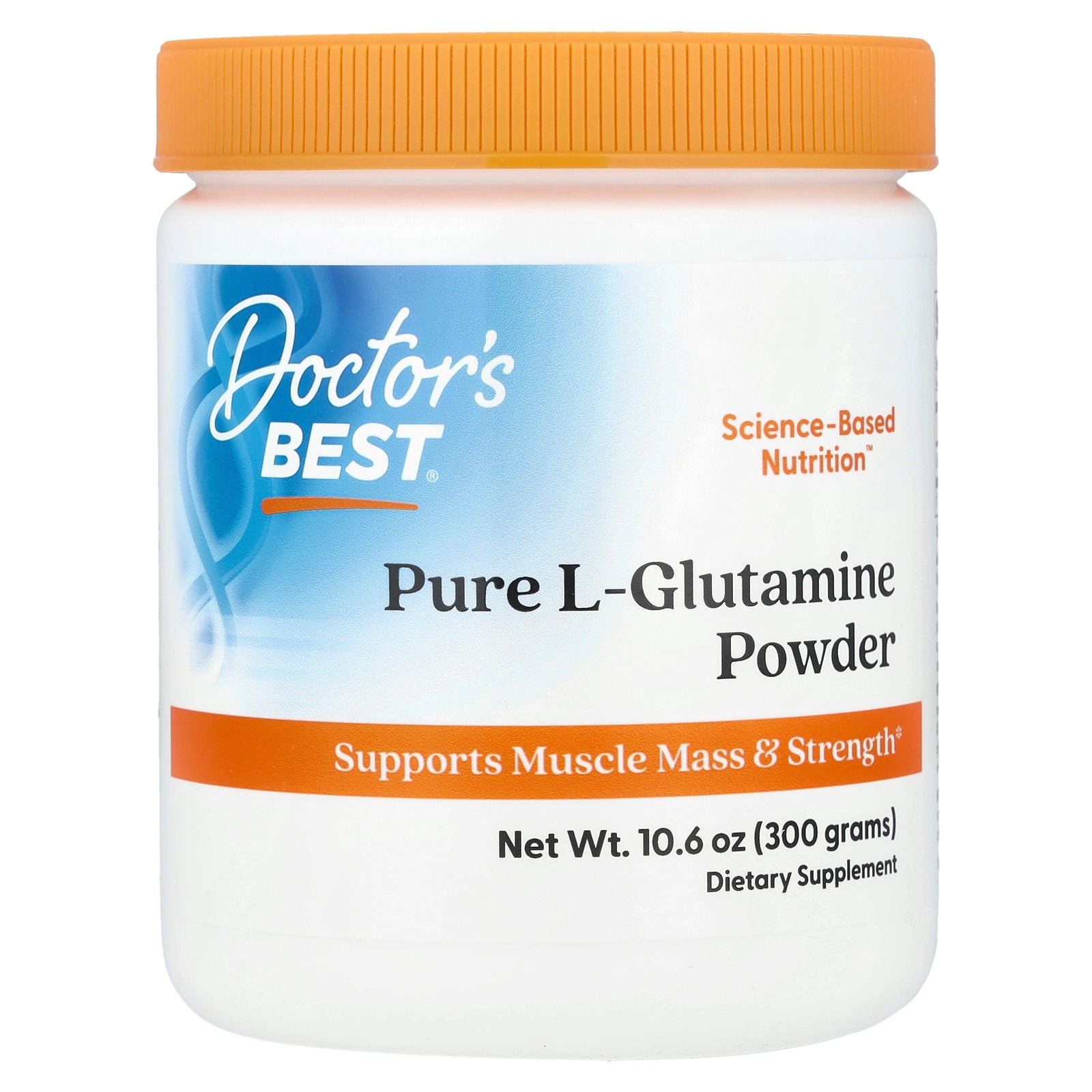 Doctor's Best, Pure L-Glutamine Powder, 10.6 oz (300 g)