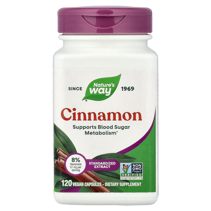 Nature's Way, Cinnamon, 120 Vegan Capsules