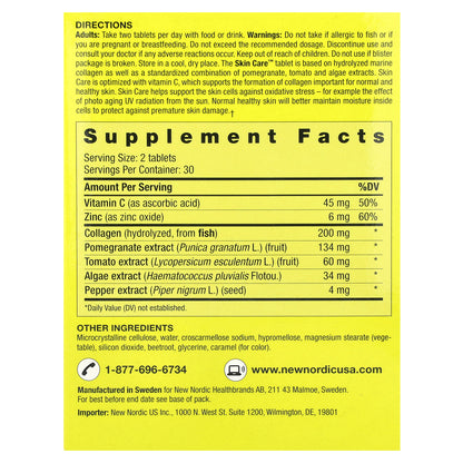 New Nordic, Skin Care™, Collagen Filler, 60 Tablets