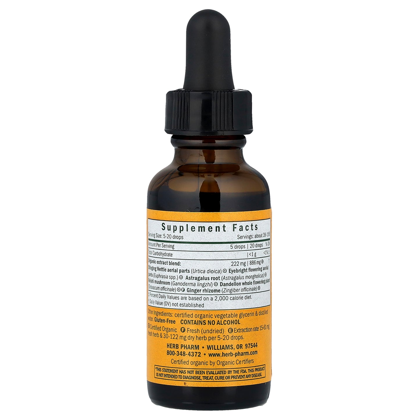 Herb Pharm, Kid's Sinus Samurai, Alcohol Free, 1 fl oz (30 ml)