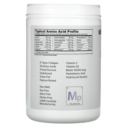 Codeage, Multi Collagen Peptides Powder, Platinum, Unflavored, 11.5 oz (326 g)