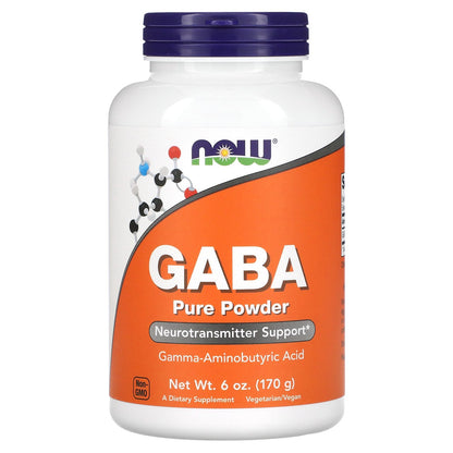 NOW Foods, GABA, Pure Powder, 6 oz (170 g)