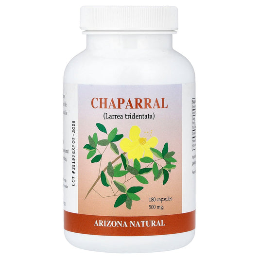 Arizona Natural, Chaparral, 180 Capsules (500 mg per Capsule)