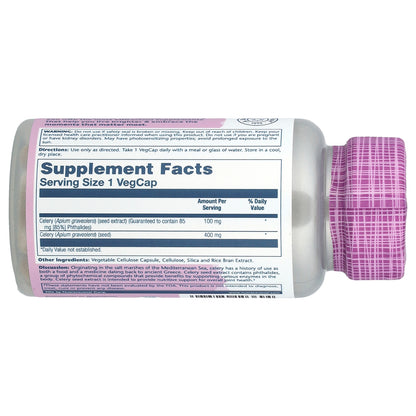 Solaray, Vital Extracts, Celery Seed, 30 VegCaps