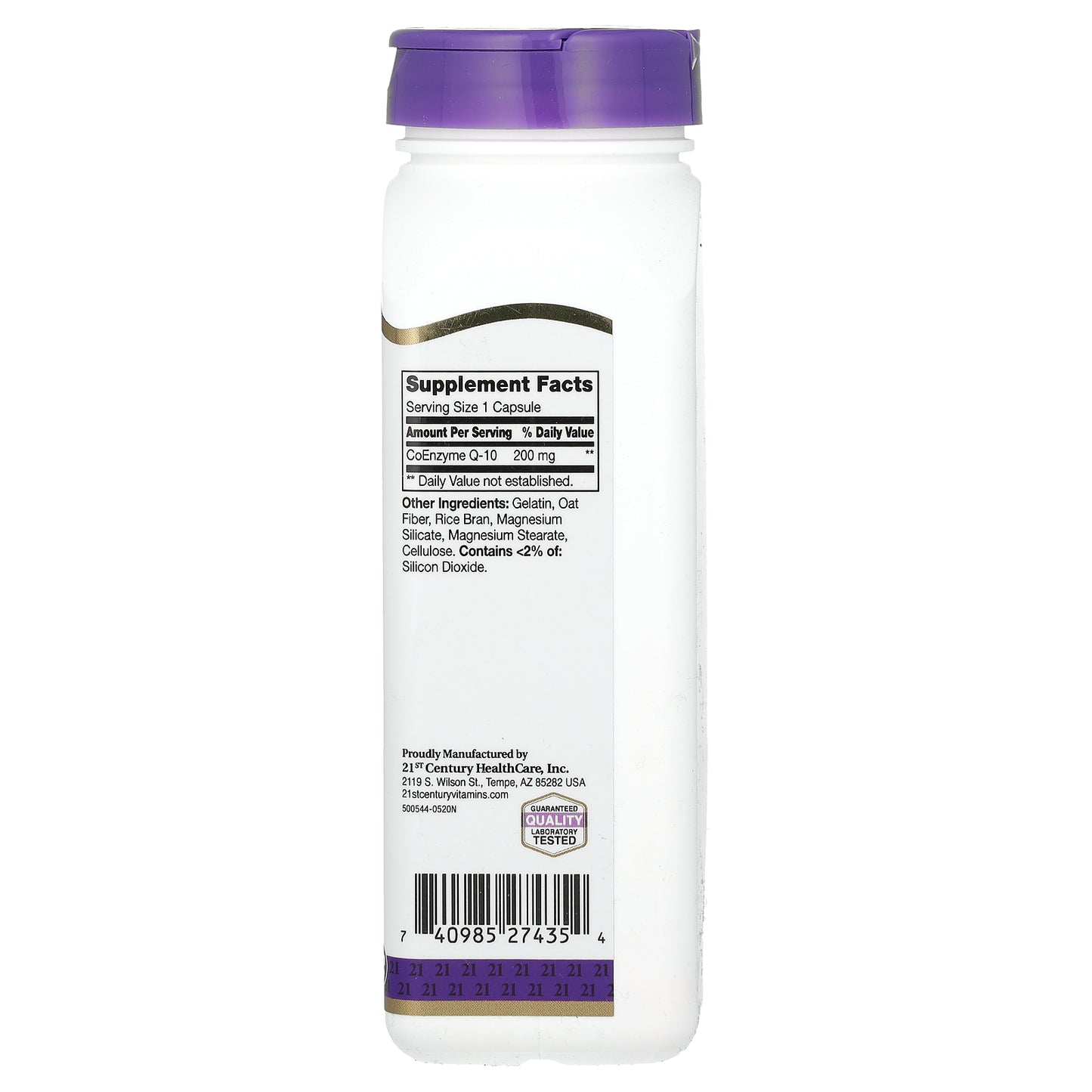 21st Century, CoQ10, 200 mg, 120 Capsules