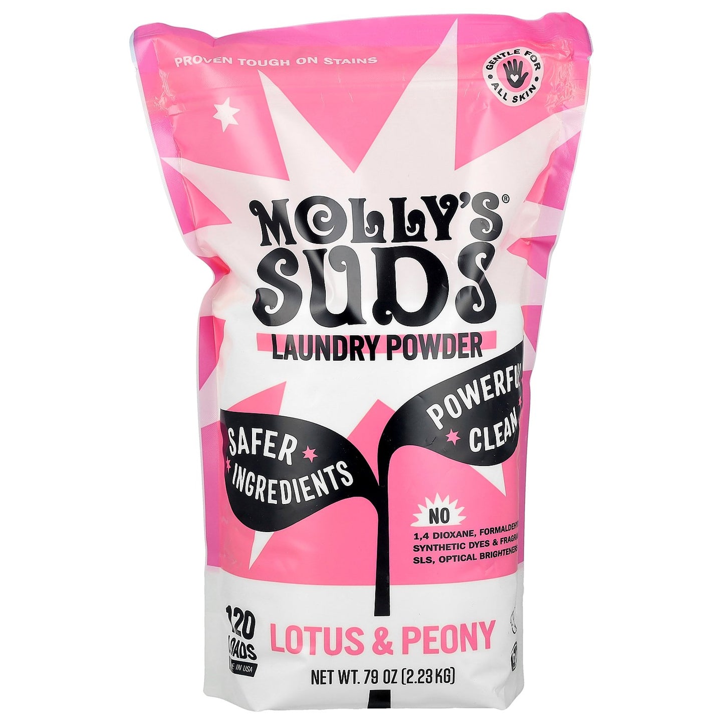 Molly's Suds, Laundry Powder, Lotus & Peony, 79 oz (2.23 kg)