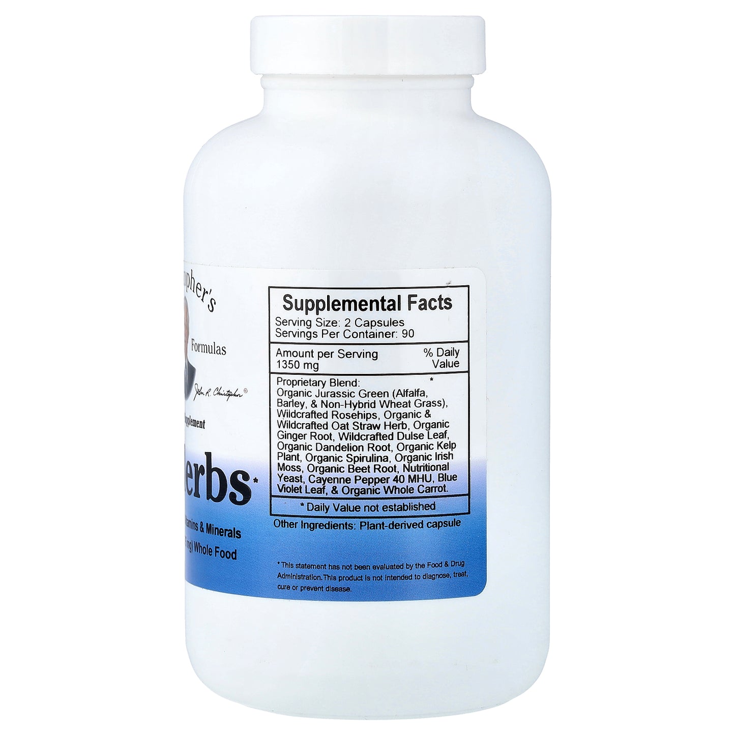 Christopher's Original Formulas, Vitalerbs, 180 Capsules