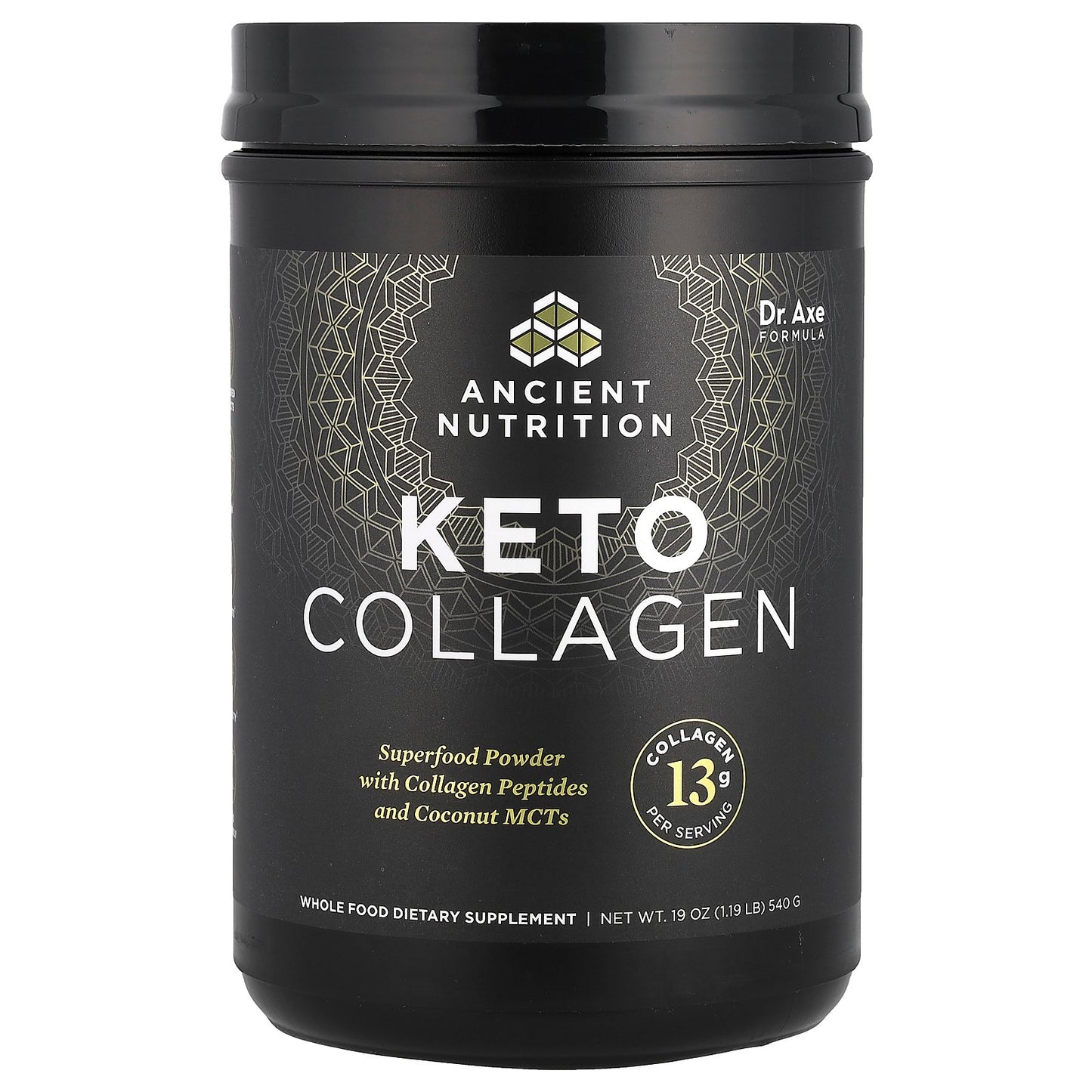 Ancient Nutrition, Keto Collagen, 19 oz (540 g)