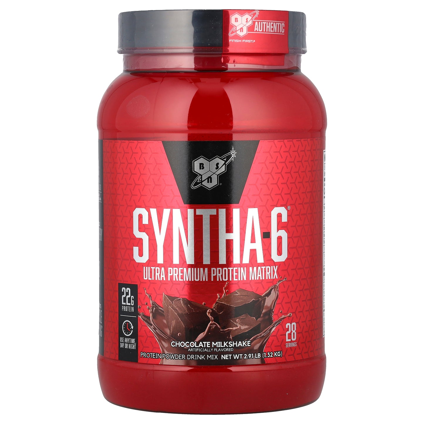 BSN, Syntha-6®, Ultra Premium Protein Matrix, Chocolate Milkshake, 2.91 lb (1.32 kg)