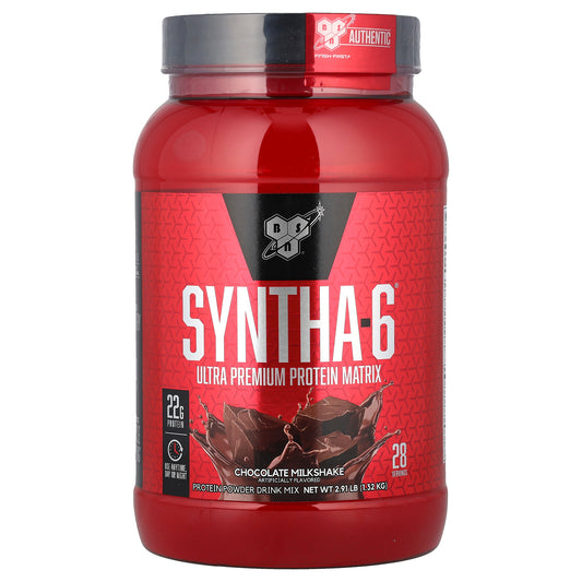 BSN, Syntha-6®, Ultra Premium Protein Matrix, Chocolate Milkshake, 2.91 lb (1.32 kg)