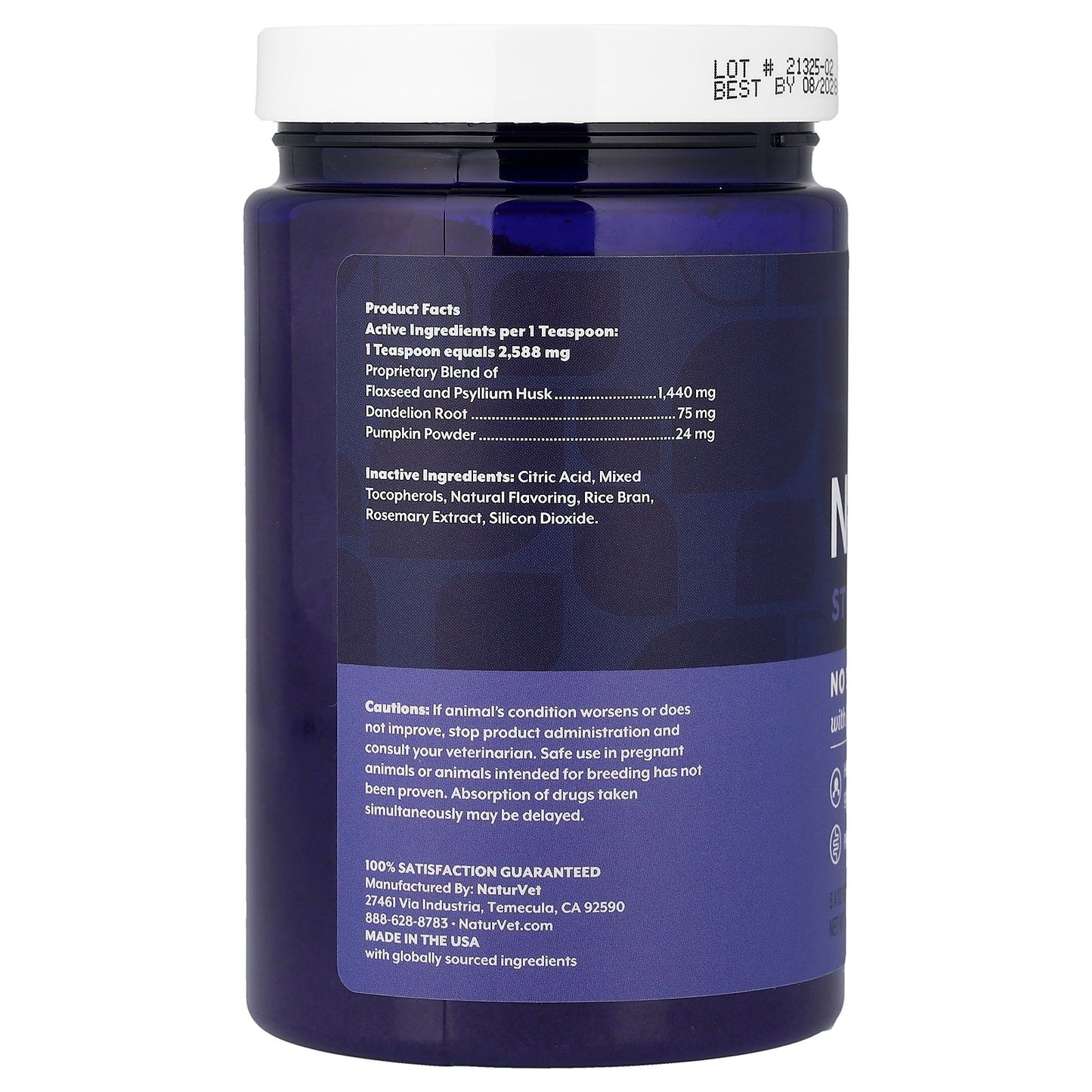 NaturVet, No Scoot® With Pumpkin, Stool & Bowel, For Dogs, 5.4 oz (155 g)