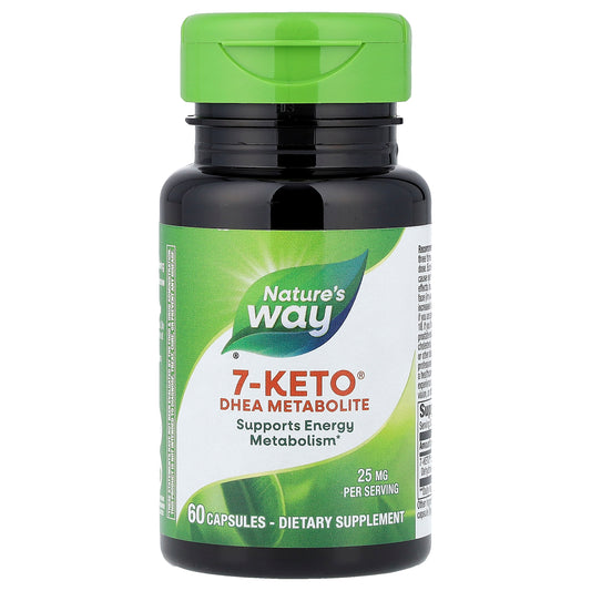 Nature's Way, 7-KETO®, DHEA Metabolite, 25 mg, 60 Capsules