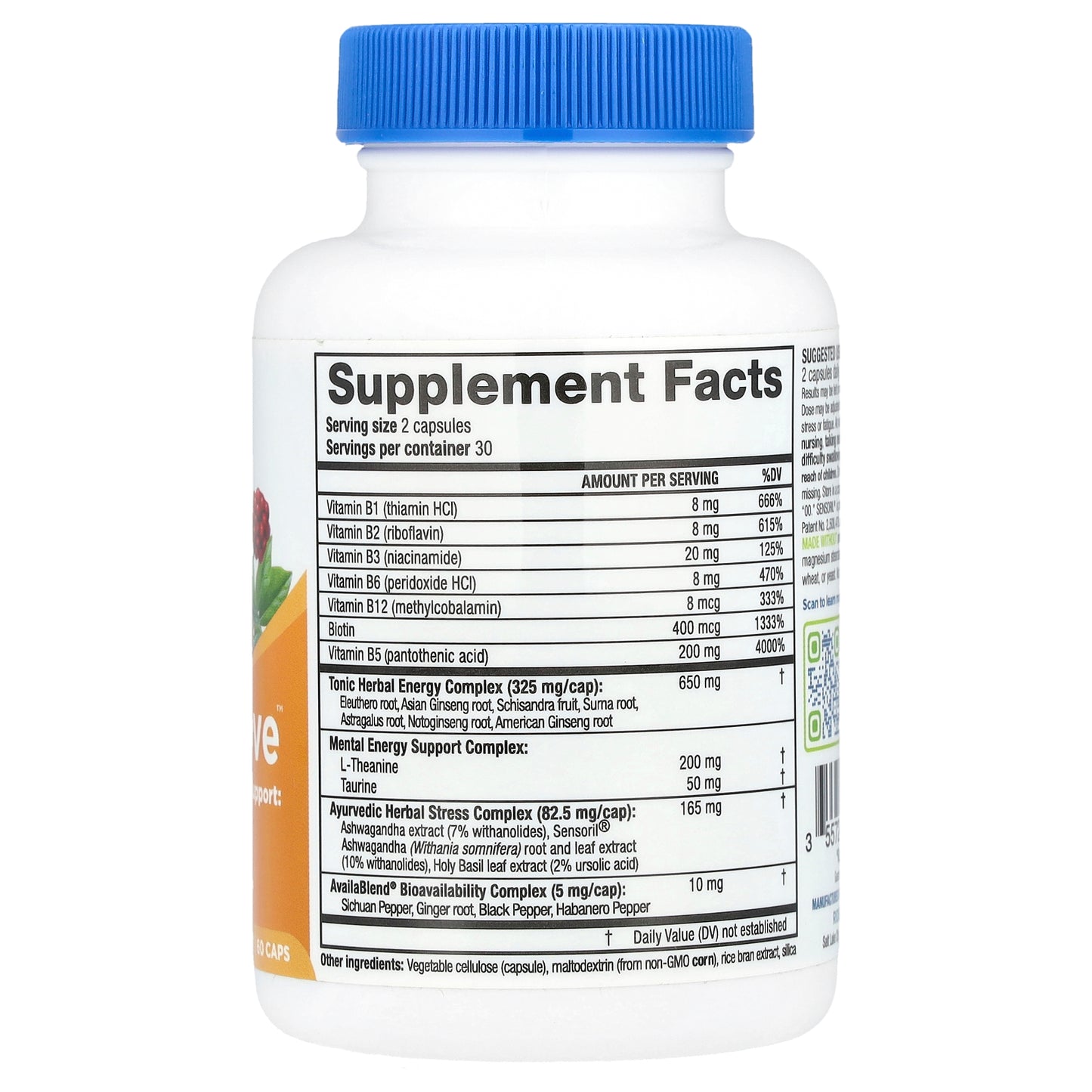 RidgeCrest Herbals, AdrenaLove™, 60 Capsules