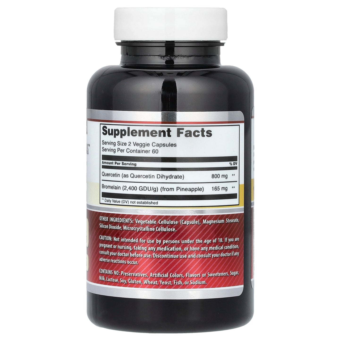 Amazing Nutrition, Quercetin Bromelain, 120 Veggie Capsules