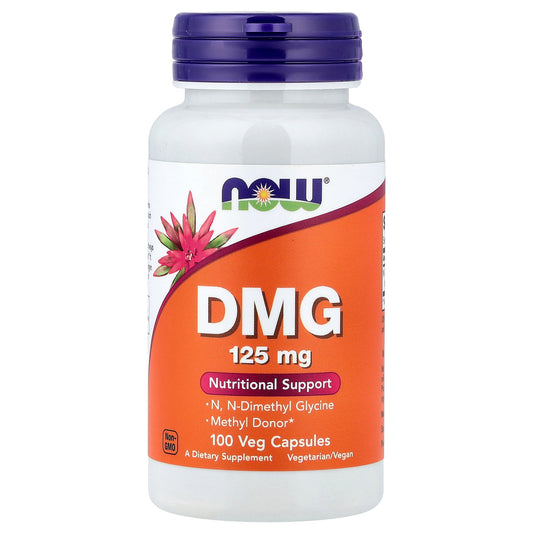 NOW Foods, DMG, 125 mg, 100 Veg Capsules