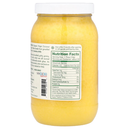Pure Indian Foods, Organic Virgin PrimalFat Coconut Ghee, 15 oz (425 g)