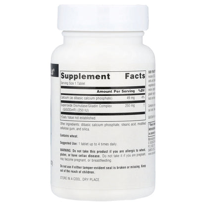 Source Naturals, SOD Power™, 250 mg, 60 Tablets