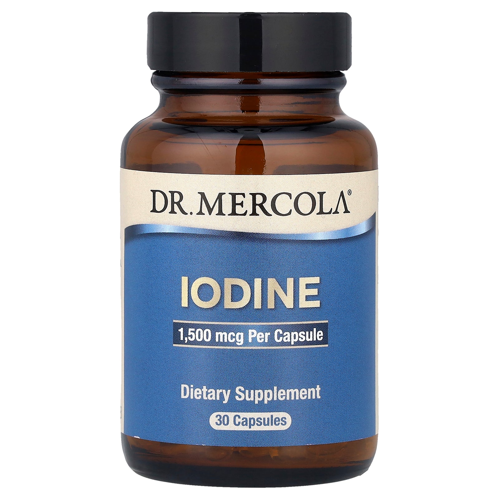 Dr. Mercola, Iodine, 1,500 mcg, 30 Capsules