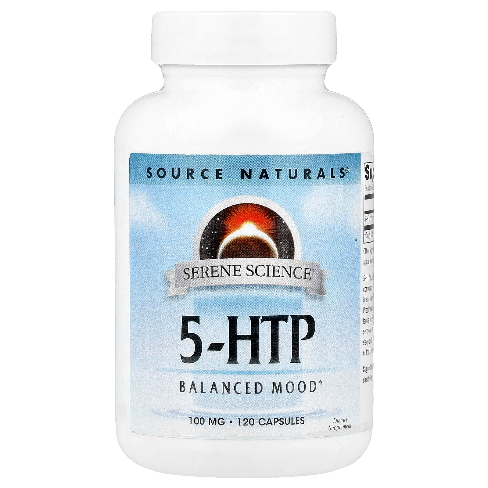 Source Naturals, Serene Science®, 5-HTP, 100 mg, 120 Capsules