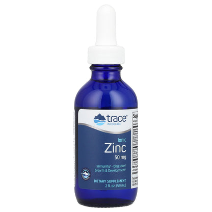 Trace Minerals ®, Ionic Zinc, 50 mg, 2 fl oz (59 ml)