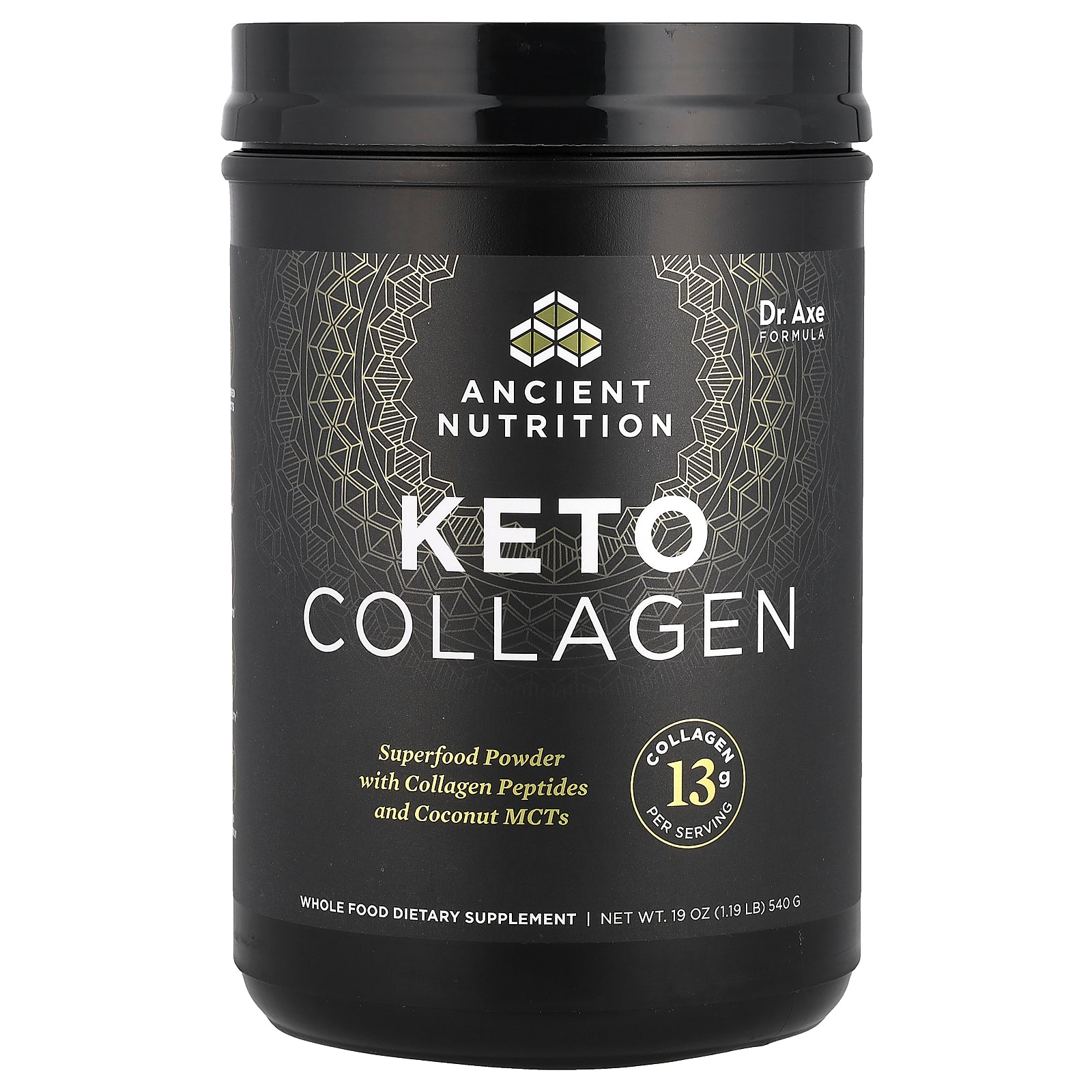 Ancient Nutrition, Keto Collagen, 19 oz (540 g)